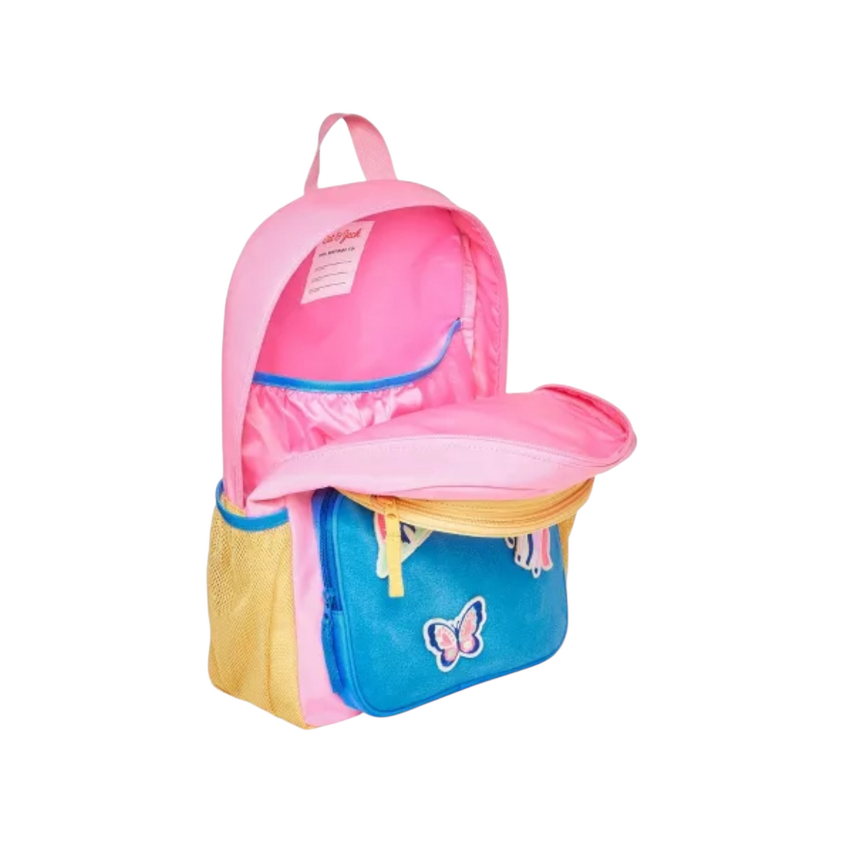Kids' 16" Colorblock with Removable Patches Two Pocket Backpack