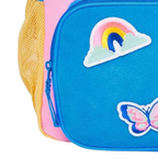 Kids' 16" Colorblock with Removable Patches Two Pocket Backpack