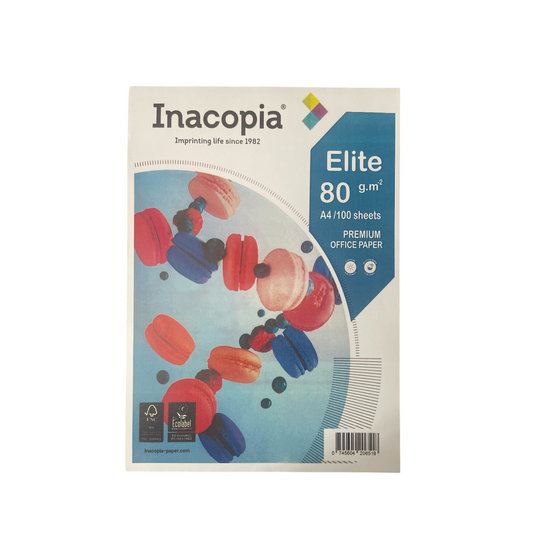 Inacopia 100 Sheets 80 gsm A4  Office Photocopy Papers Pack–