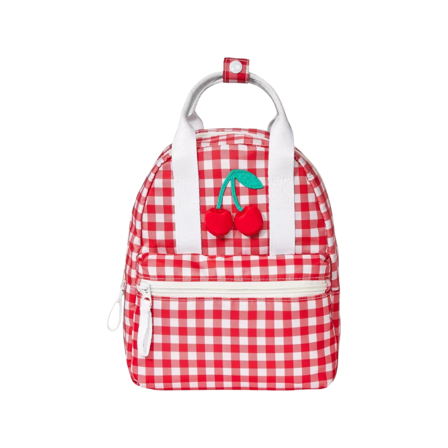 Girls' 10" Cherry and Gingham Mini Backpack