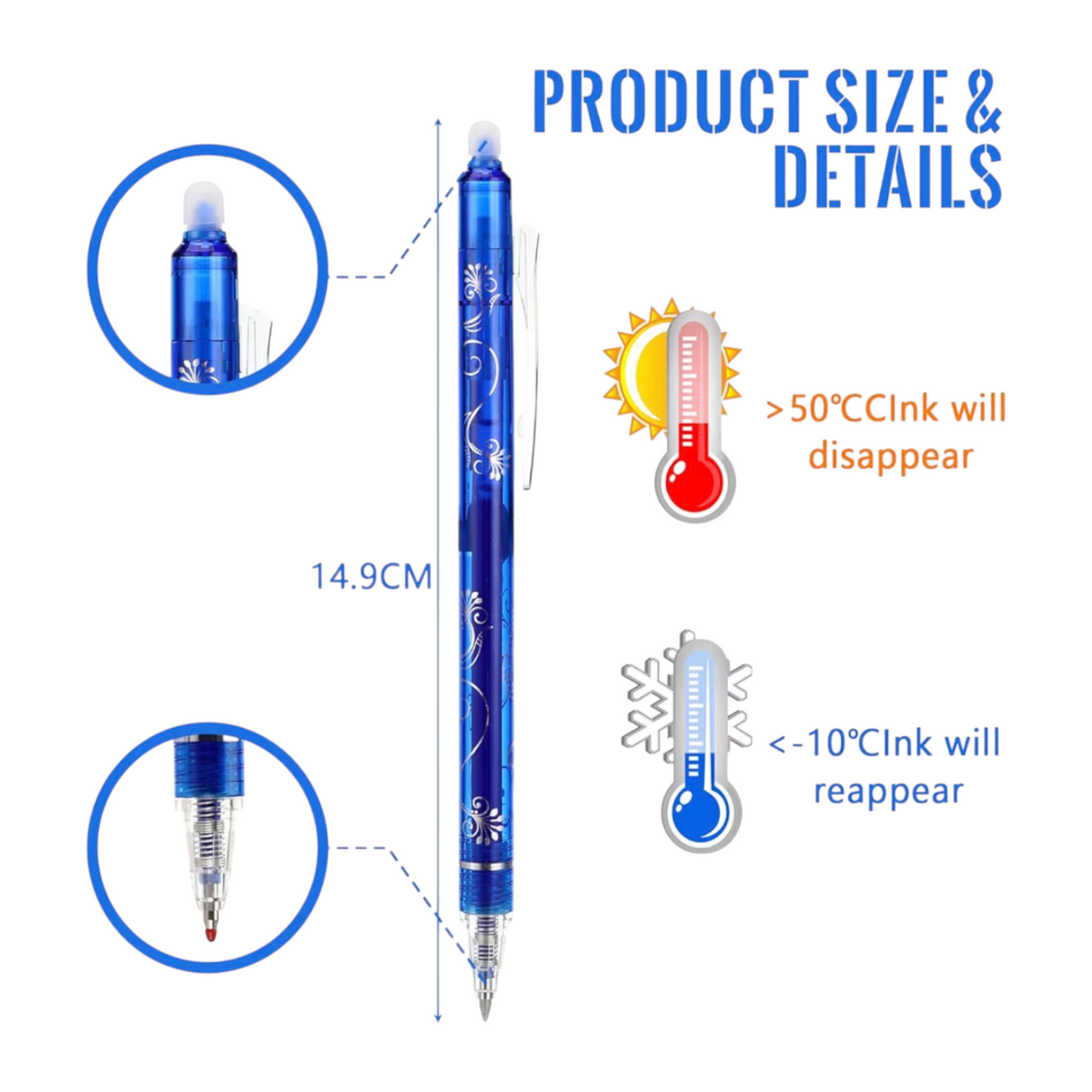 Zuixua Erasable Pen 0.5mm K1424 One Pen