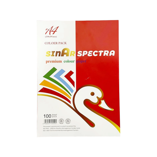Sinar Spectra 100 Sheets A4 Colored Print Paper - 80G - 100 Sheets