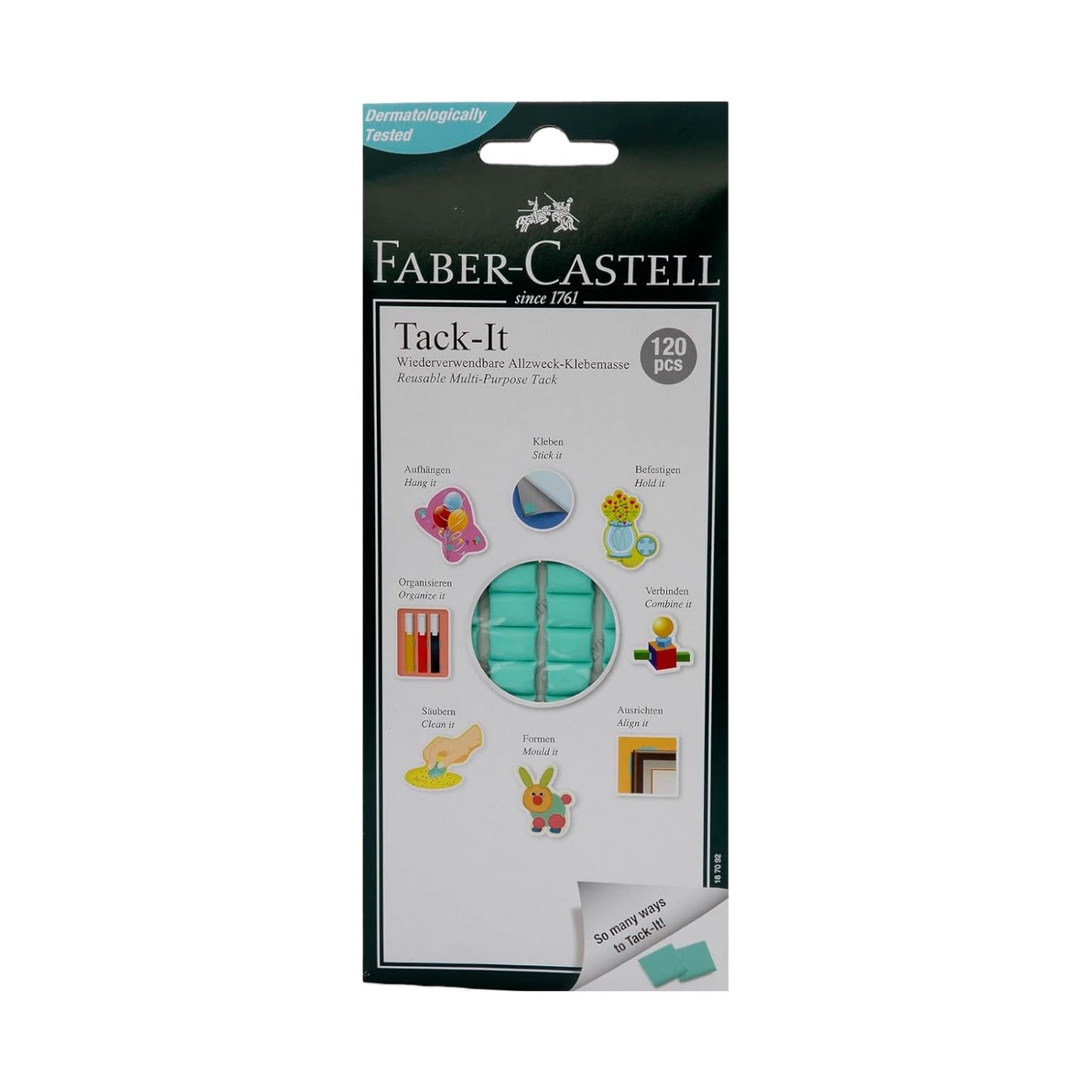 Faber-Castell TACK-IT Removable Adhesive - Pack of 120 Pieces