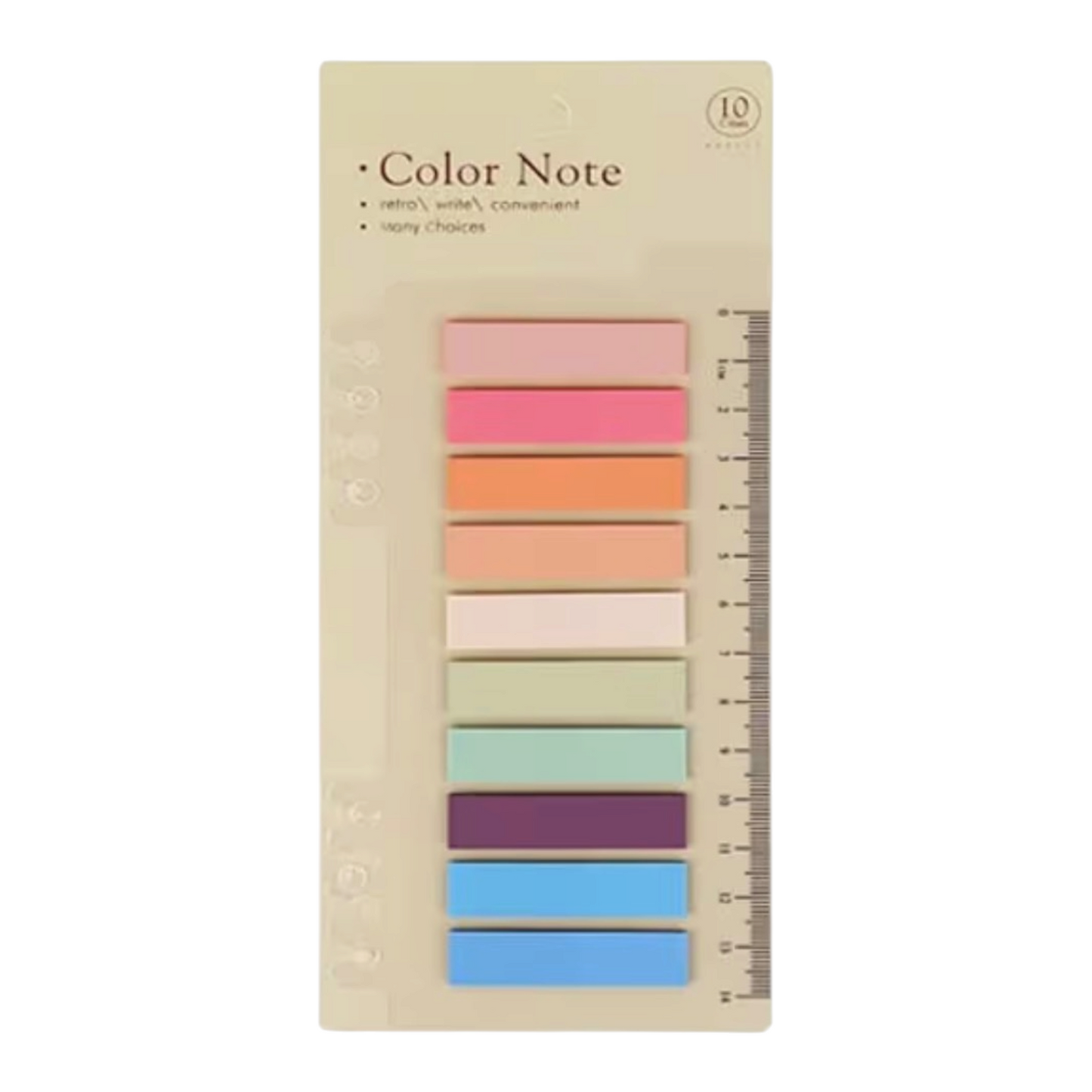 400 pcs Self-Adhesive Sticky Tabs Sticky Index Tabs for Books Page Markers Transparent Sticky Notes Colorful Notebooks Flags Strip Sticky Notes