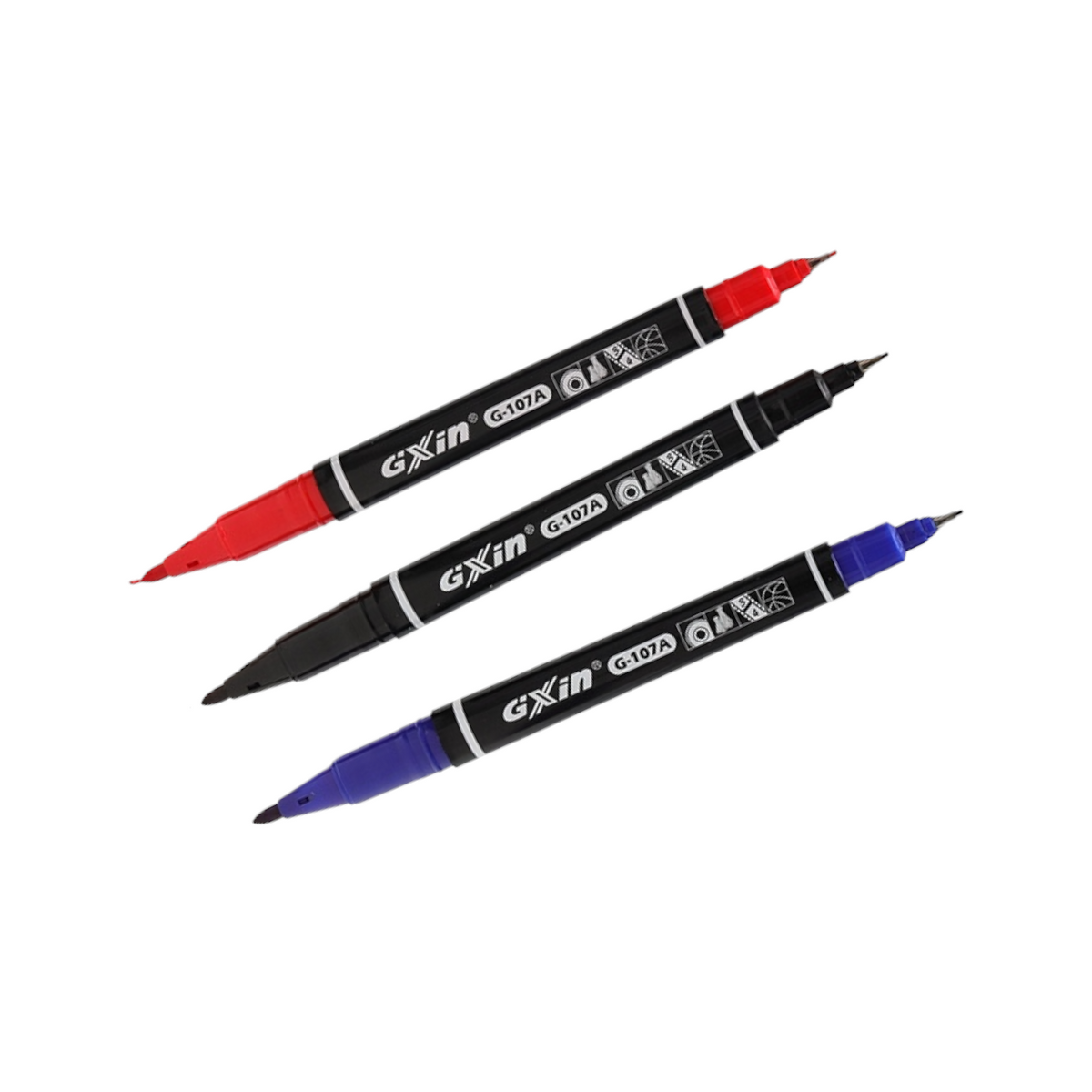 Gxin G-107A CD Permanent Marker, Multicolor