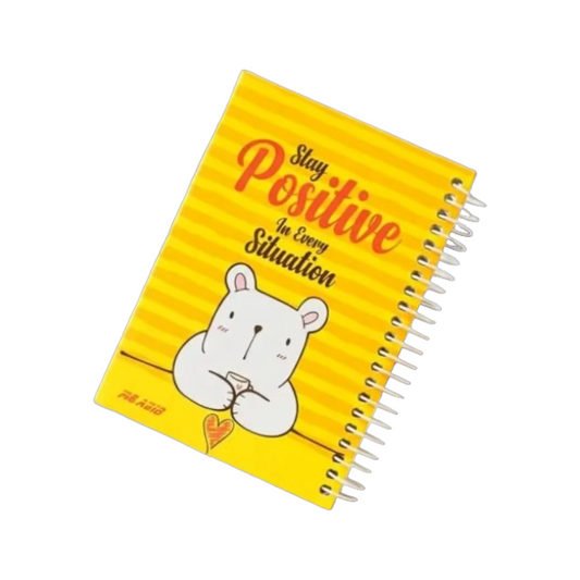 A6  Hard Cover Wired Notebook Al-Adib - 100 - 160 - 200 Sheet