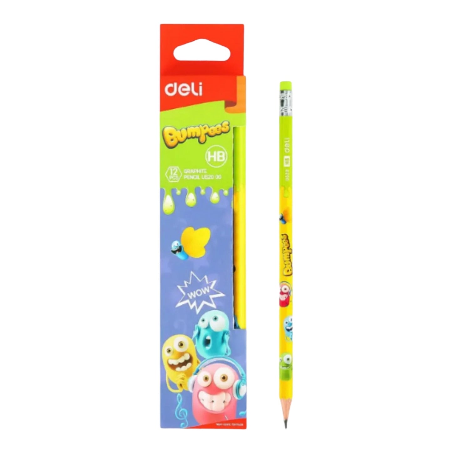 Deli Pencil with Eraser, 1 Pieces HB