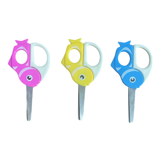 Kids Scissors Metal Fish