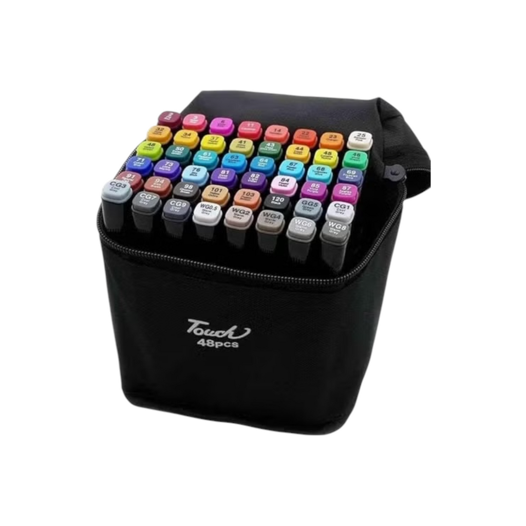Markers Brush Dual Tip Brush & Chisel Tip Art Marker
