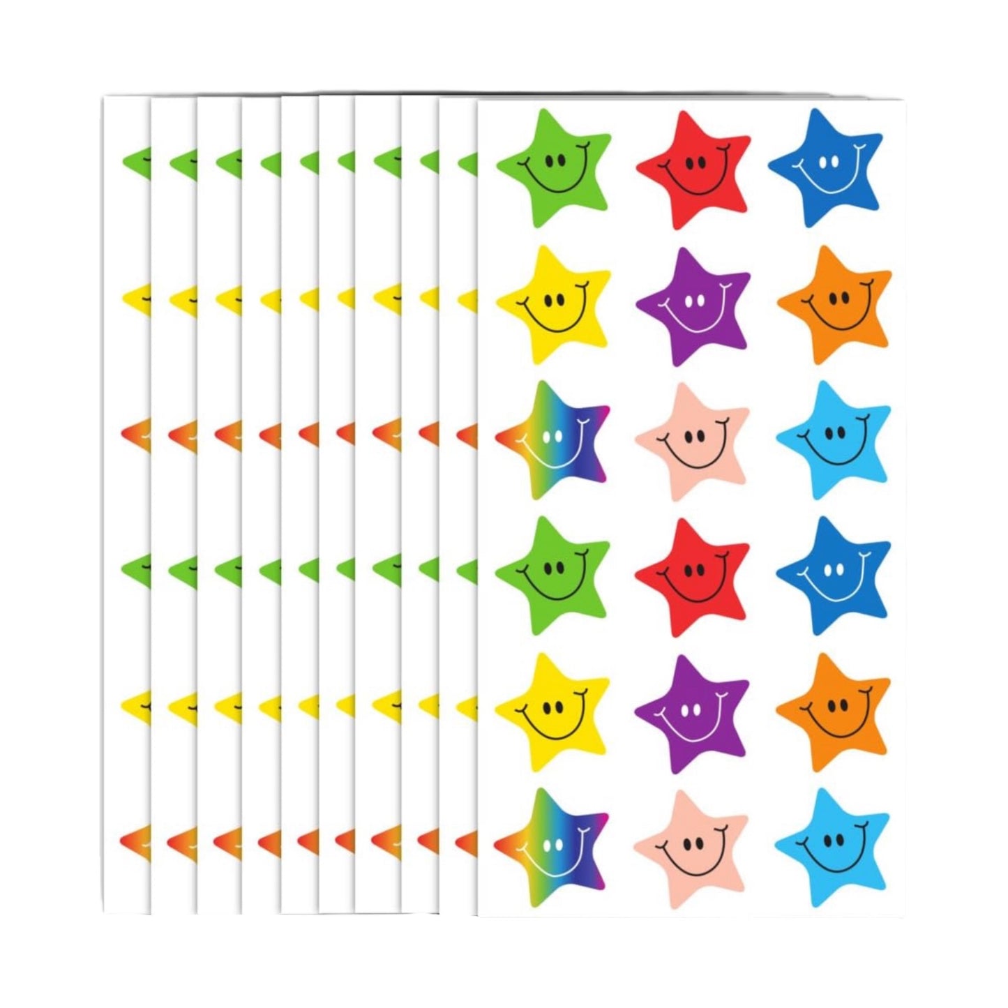 Superstickers Sticker Solutions Smiley Star Stickers Pack Of 180 180 X 25mm