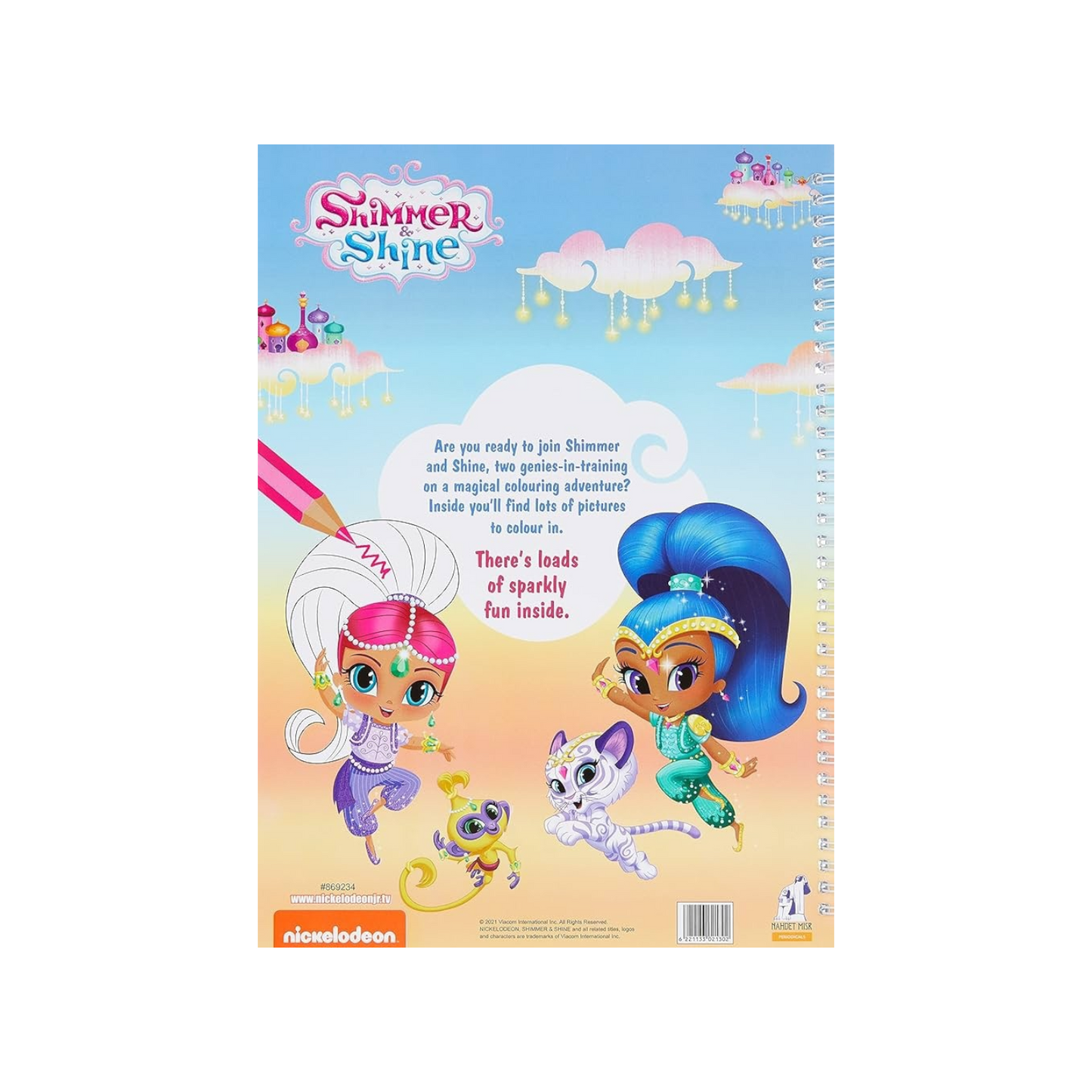 Nickelodeon Sunny Day - Live Your Style Coloring Book