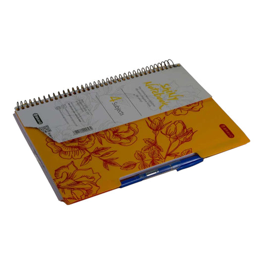 Bravo Shiny Spiral Notebook, A4 (29.5 x 21cm), 200 Sheets