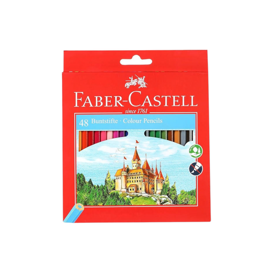 Faber-Castel Buntstifte 48 Color Pencils, Long, Assorted Colors