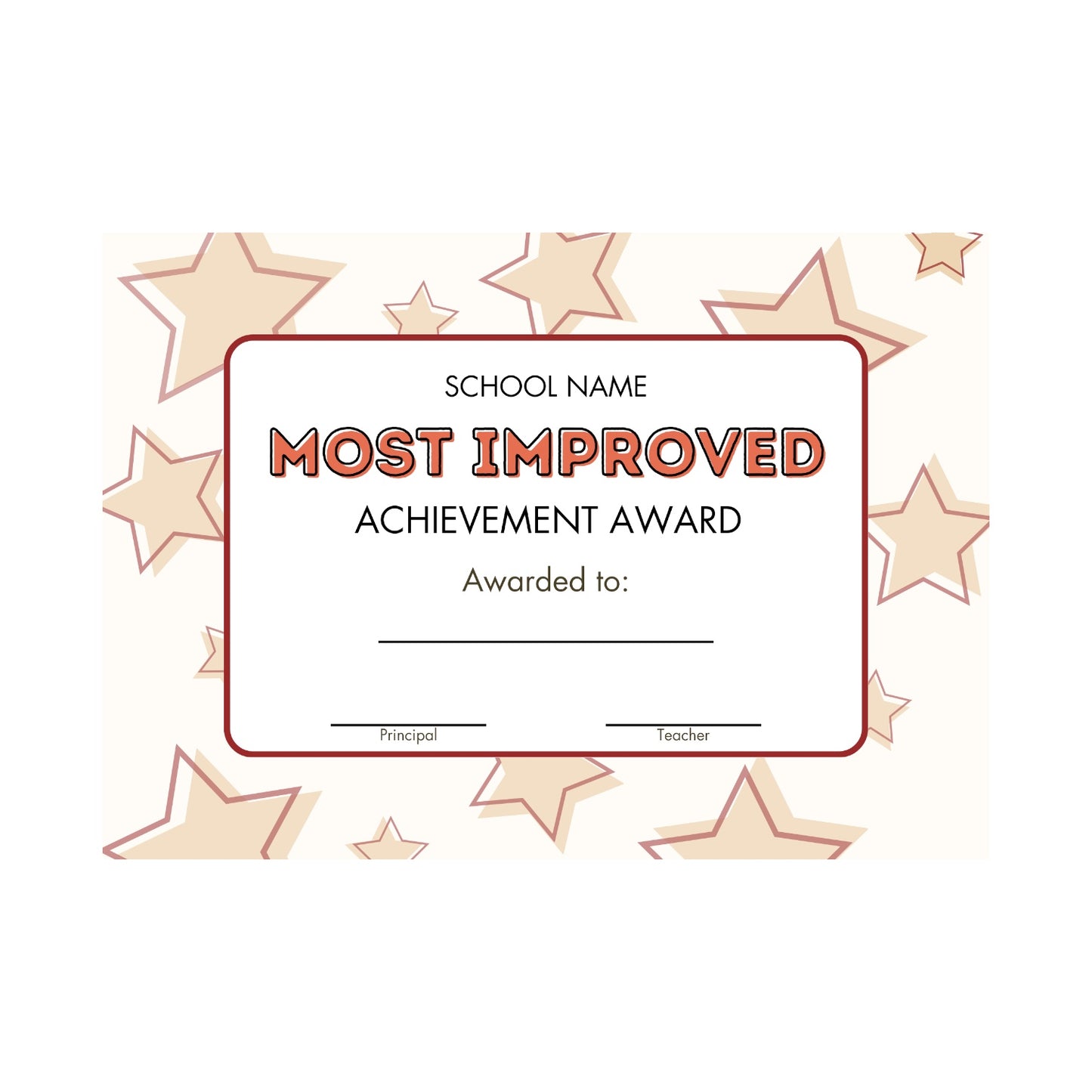 Certificate of Improvement