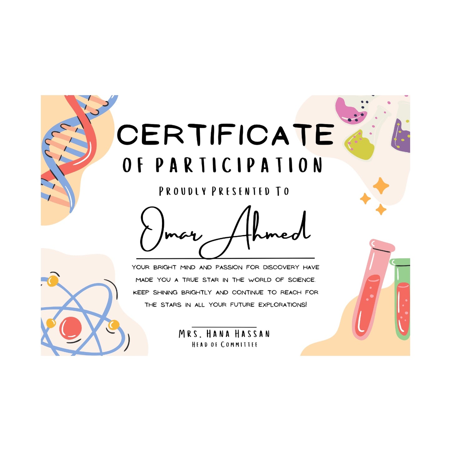 Certificate of Participation