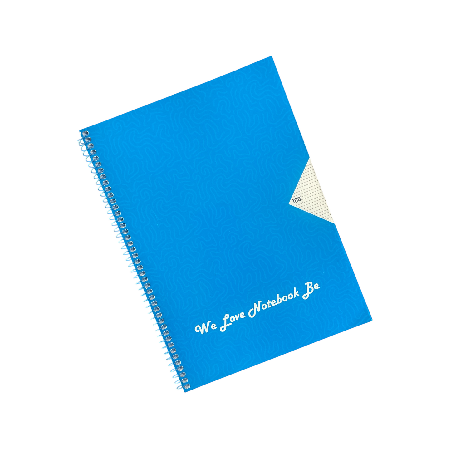 100 Sheets  2BE Wired Lined Notebook A4