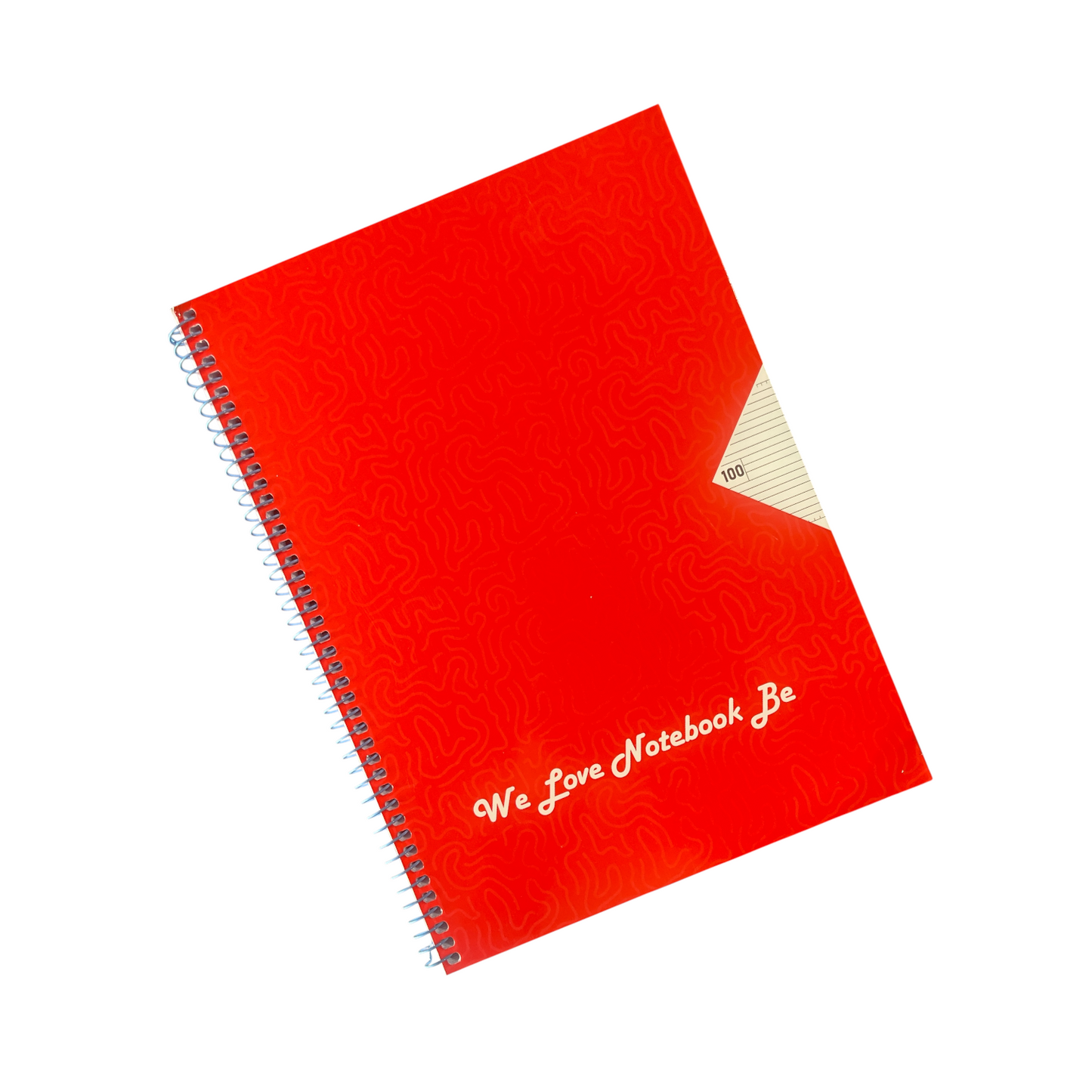 100 Sheets  2BE Wired Lined Notebook A4