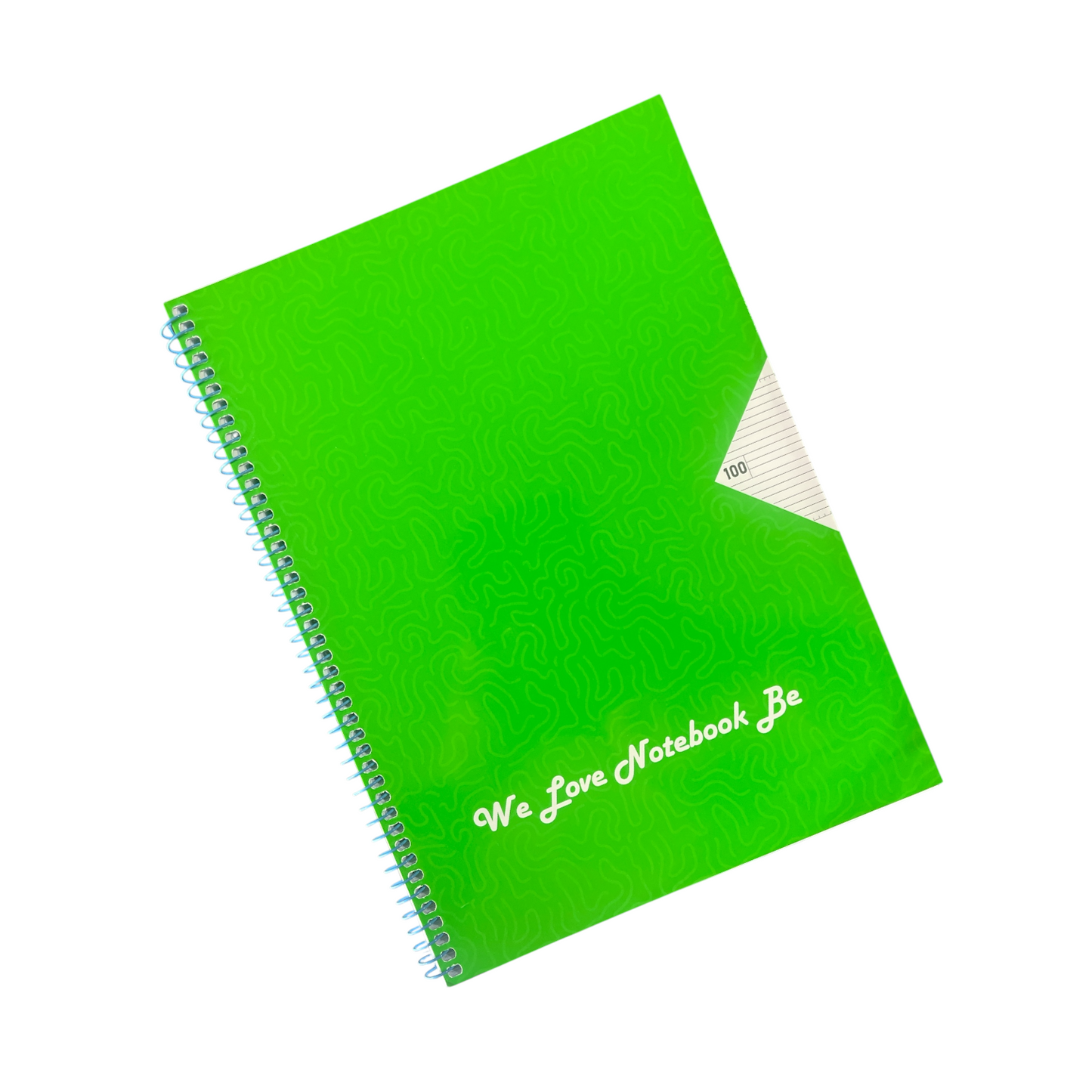 100 Sheets  2BE Wired Lined Notebook A4