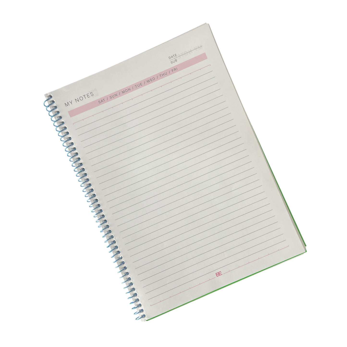 100 Sheets  2BE Wired Lined Notebook A4