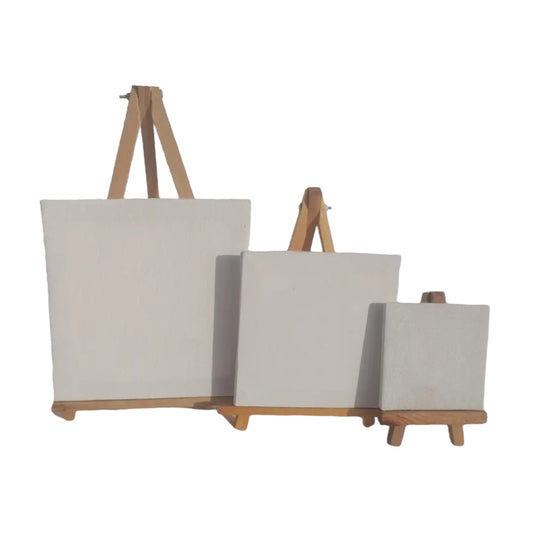 Canvas Mini Stand Board With Easel Stand