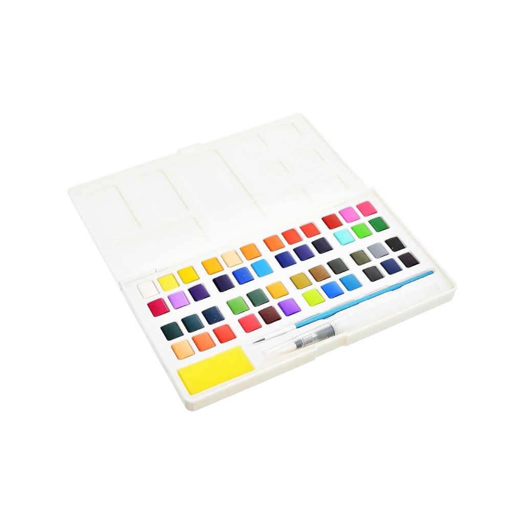 Superior Pack of 48 Watercolour Colours
