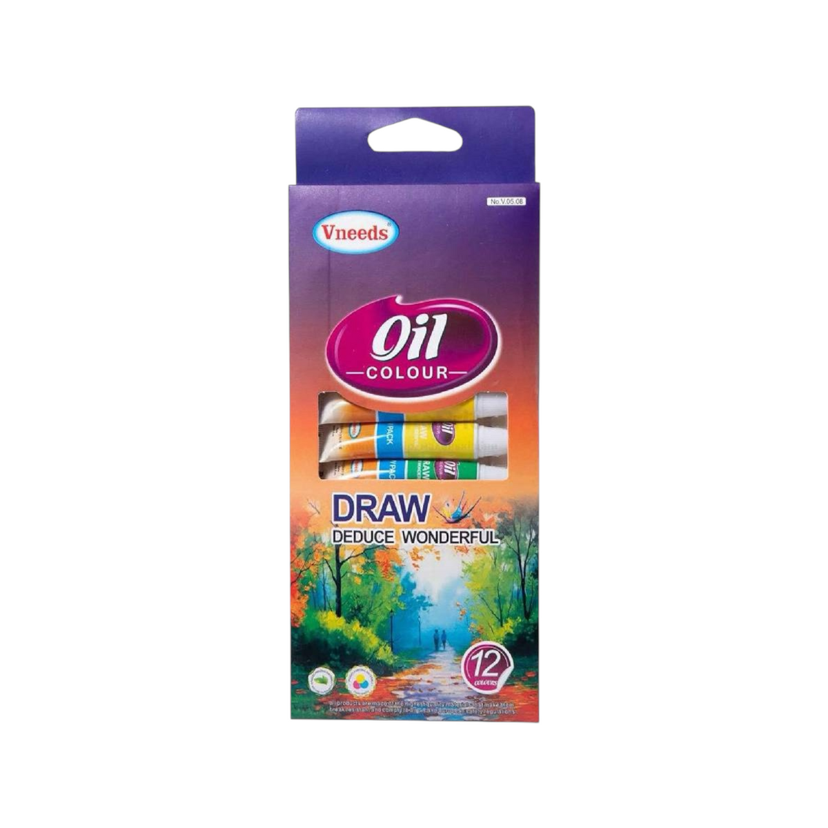 Vndeeds Oil Tube Color- 12 Tube
