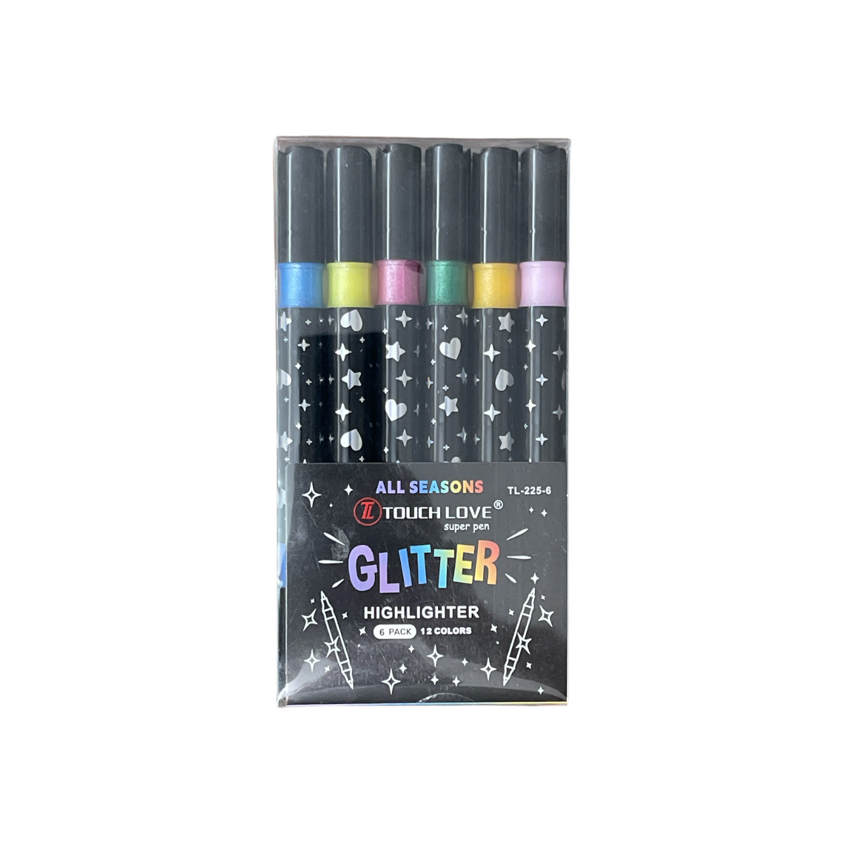 Double Line Outline Pen, Self-Outline Metallic Markers, 6 Colors