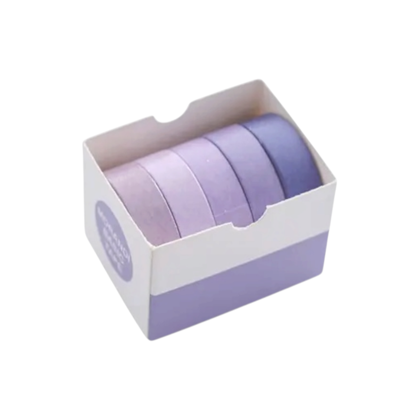 Masking Tape Paper Adhesive 5 Rolls Decorative Geometric