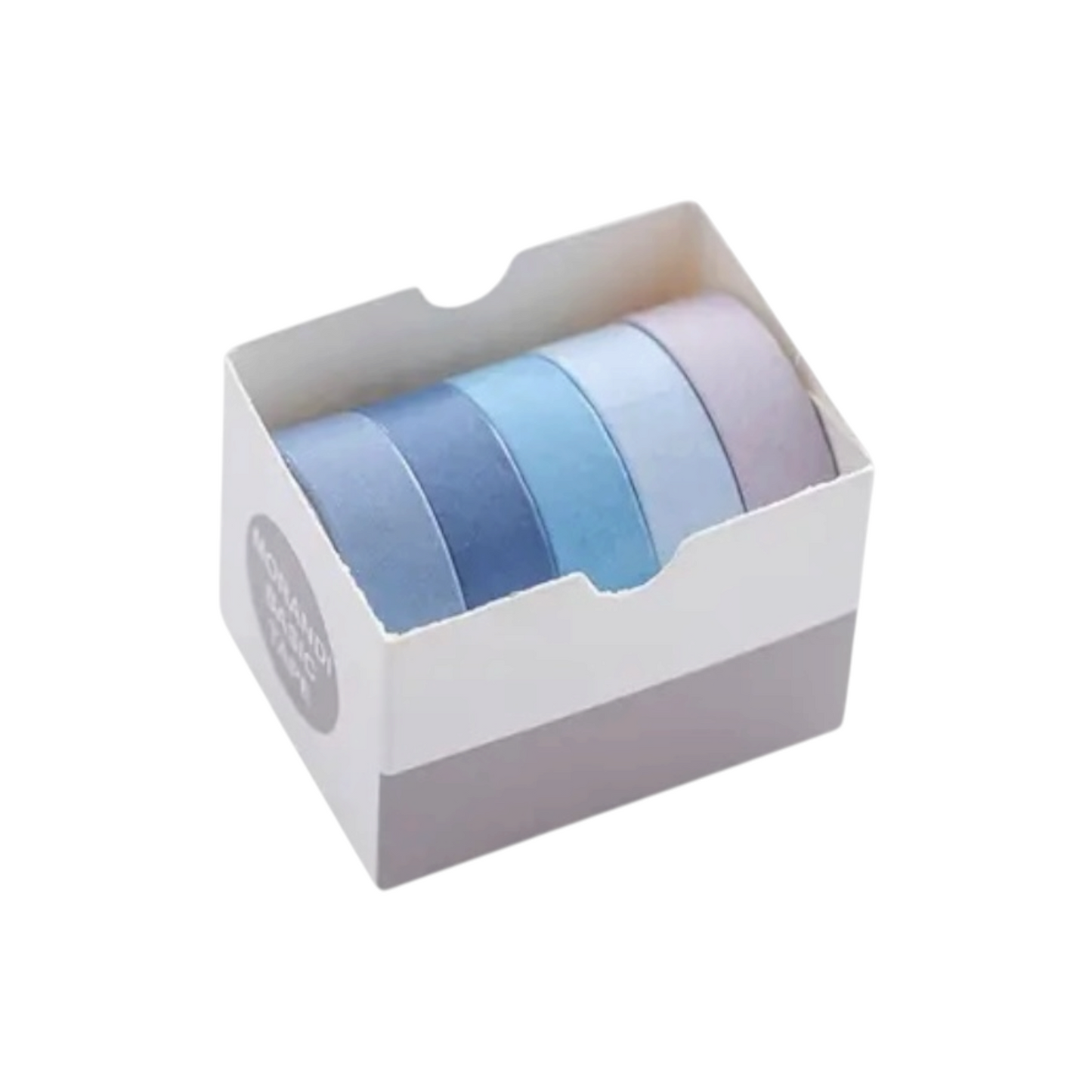 Masking Tape Paper Adhesive 5 Rolls Decorative Geometric