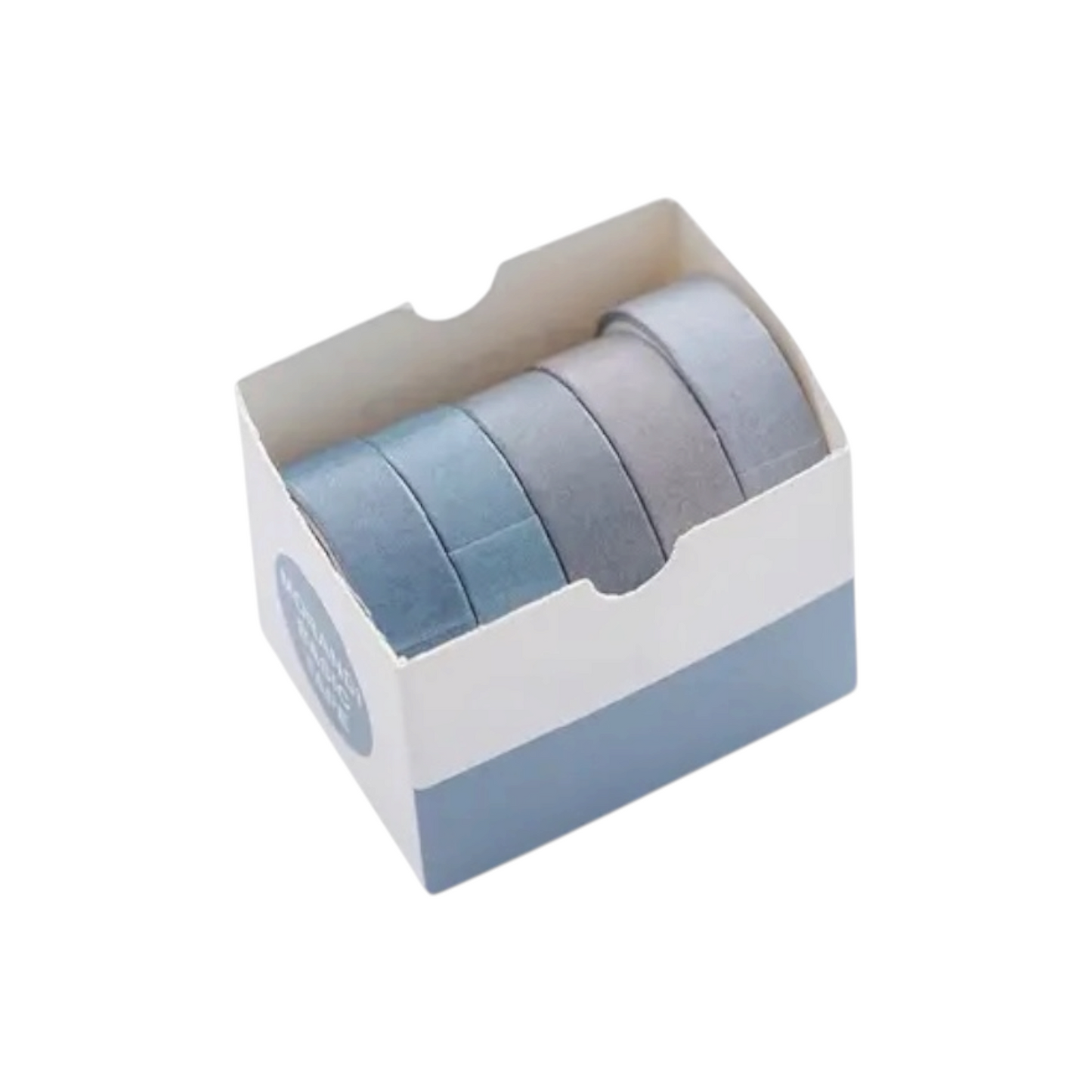 Masking Tape Paper Adhesive 5 Rolls Decorative Geometric