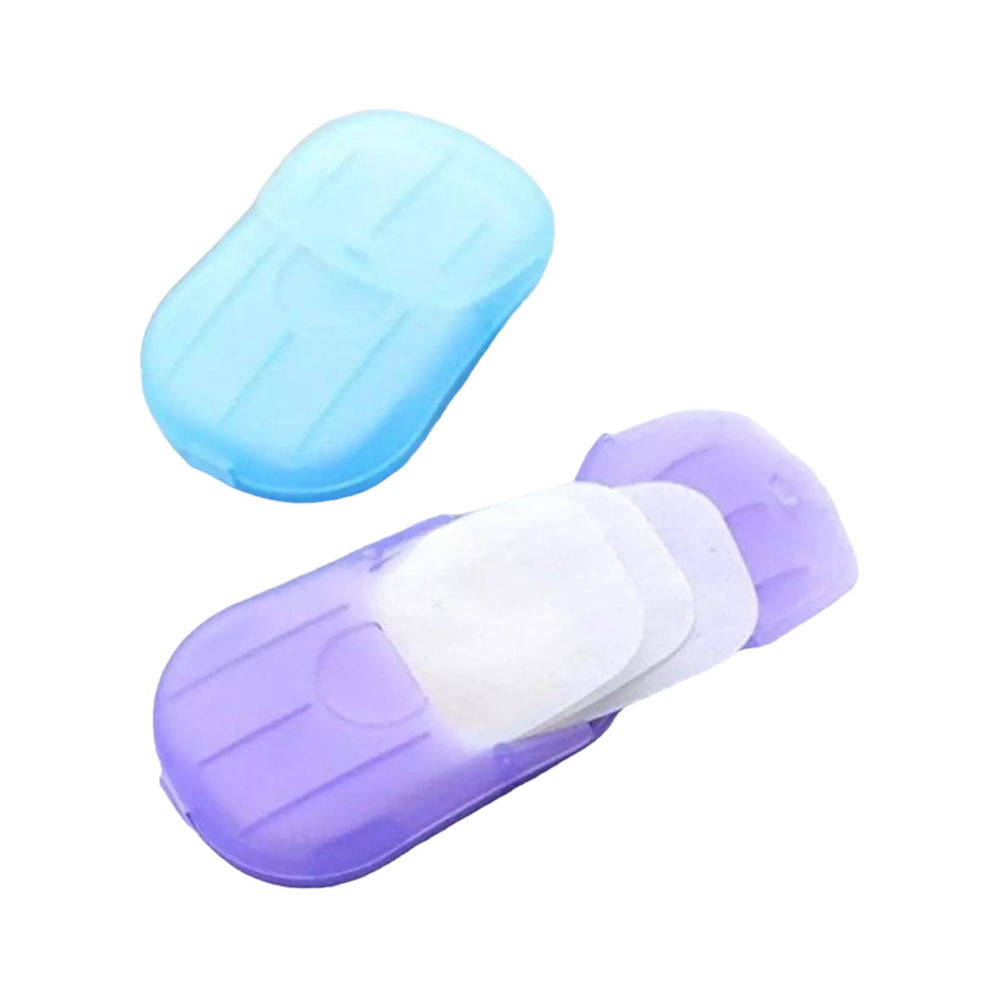 Portable Travel Soap Paper Sheets, Mini Disposable Soap Sheets