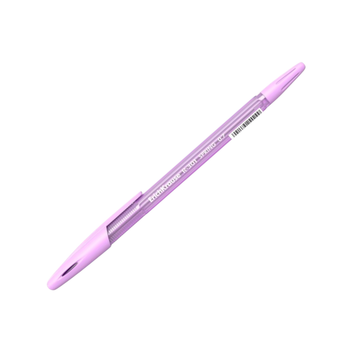 Erich Krause Ballpoint Pen 0.7 mm Blue EK R-301 Spring Stick translucent. colored case - 1 Pen