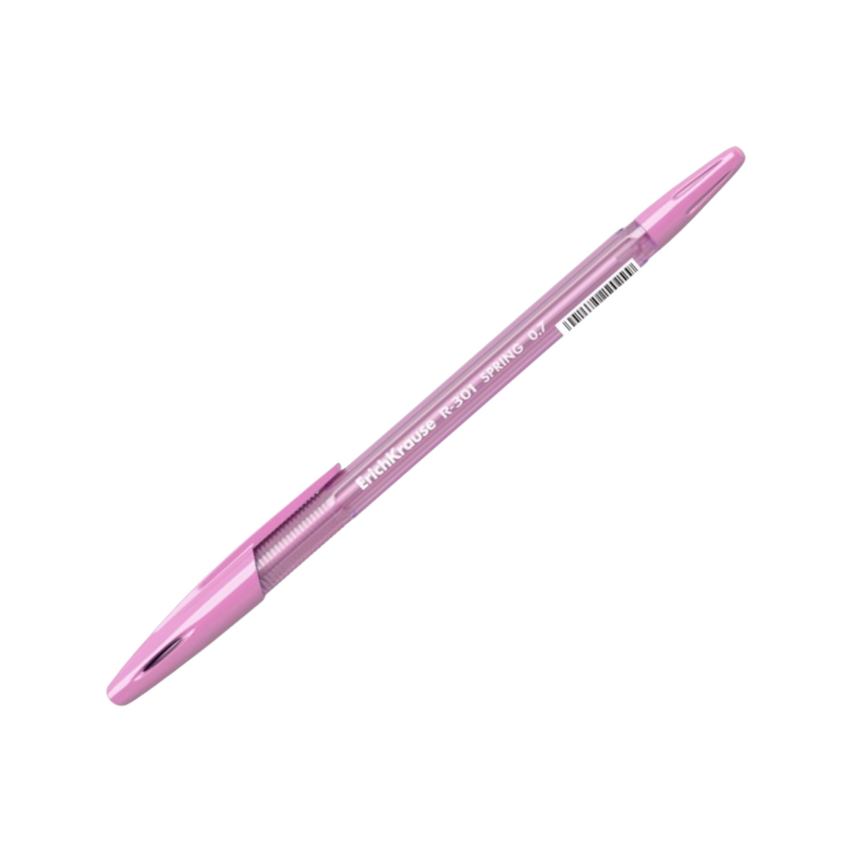 Erich Krause Ballpoint Pen 0.7 mm Blue EK R-301 Spring Stick translucent. colored case - 1 Pen