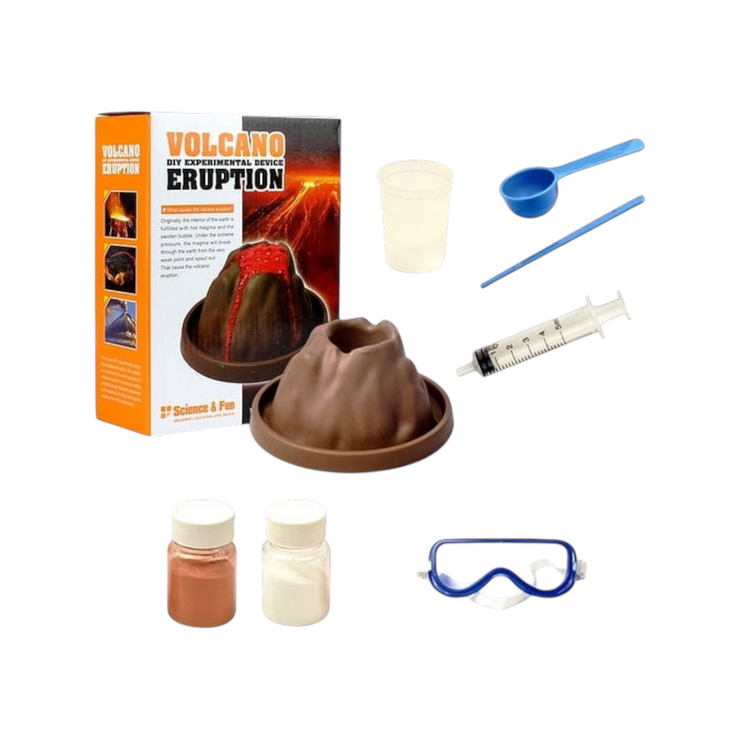 Cute Sunlight Volcano Eruptions DIY Experimental Toy