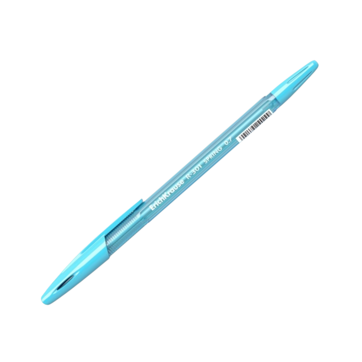 Erich Krause Ballpoint Pen 0.7 mm Blue EK R-301 Spring Stick translucent. colored case - 1 Pen