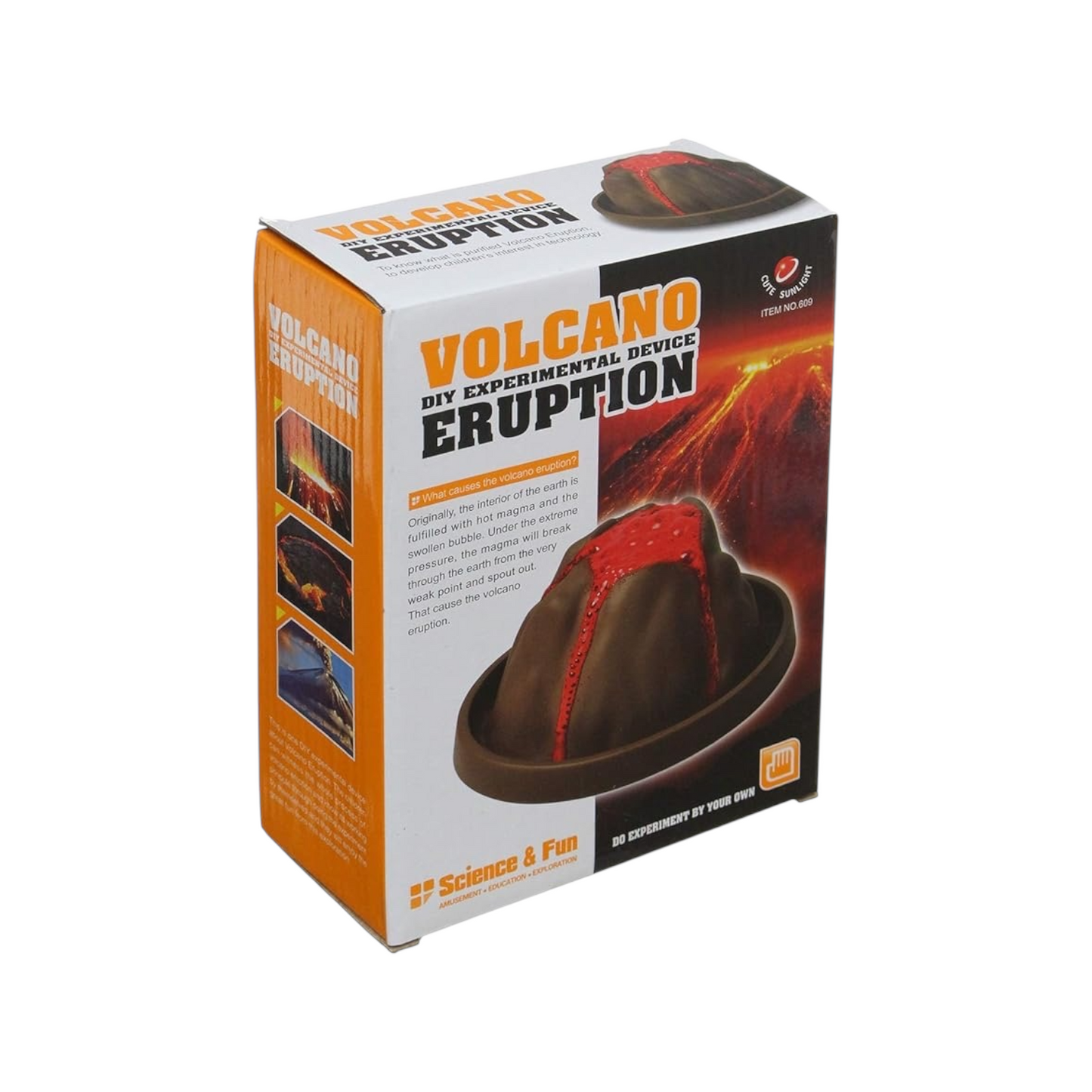 Cute Sunlight Volcano Eruptions DIY Experimental Toy