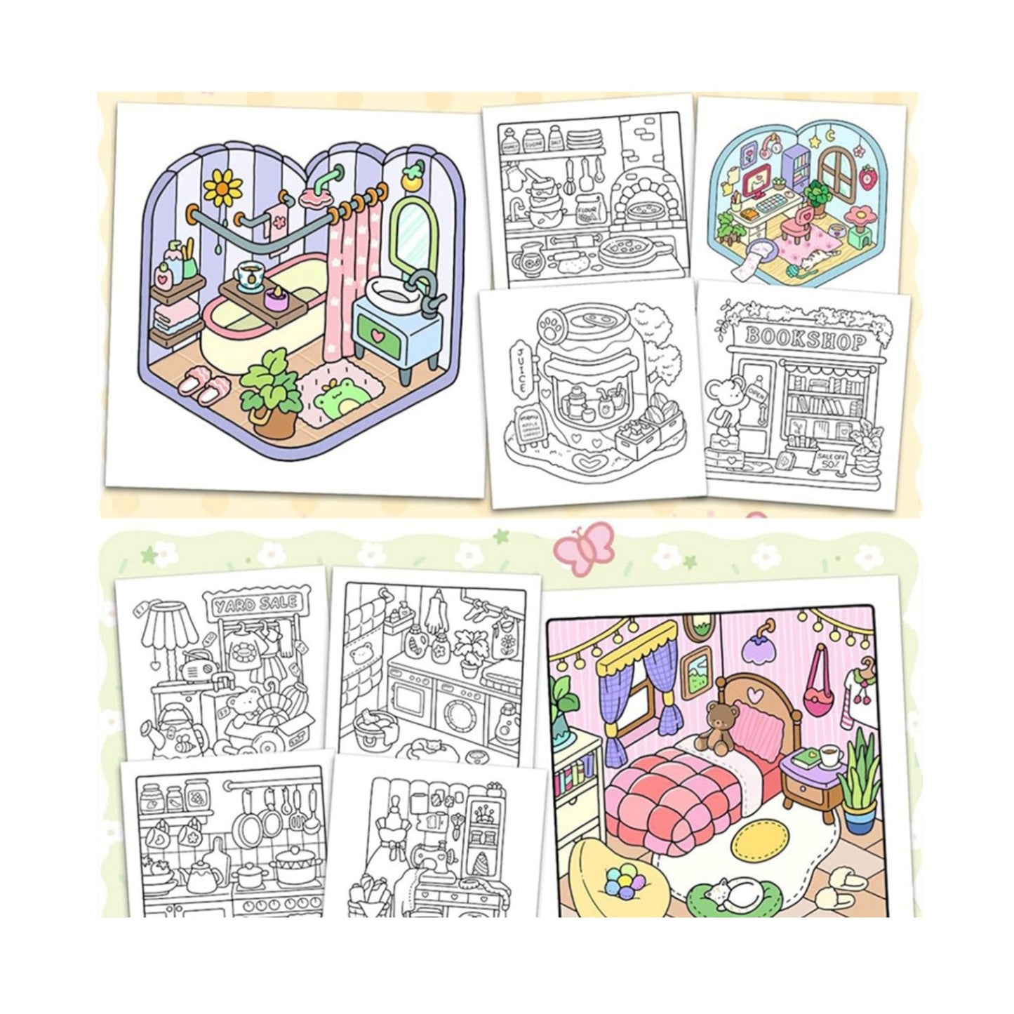 Coloring Book for Adults and Kids
