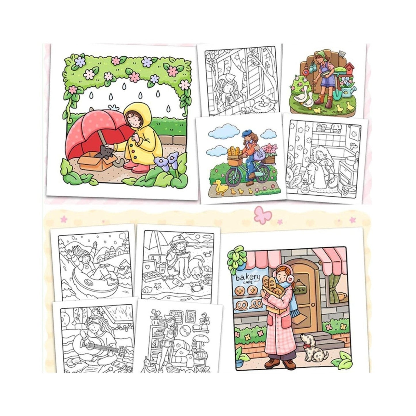 Coloring Book for Adults and Kids