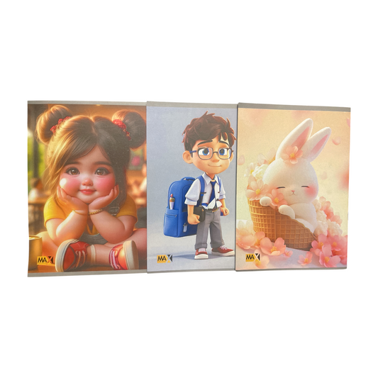 40 Sheet  Max School Notebook | Size A5 16 cm x 22.5 cm