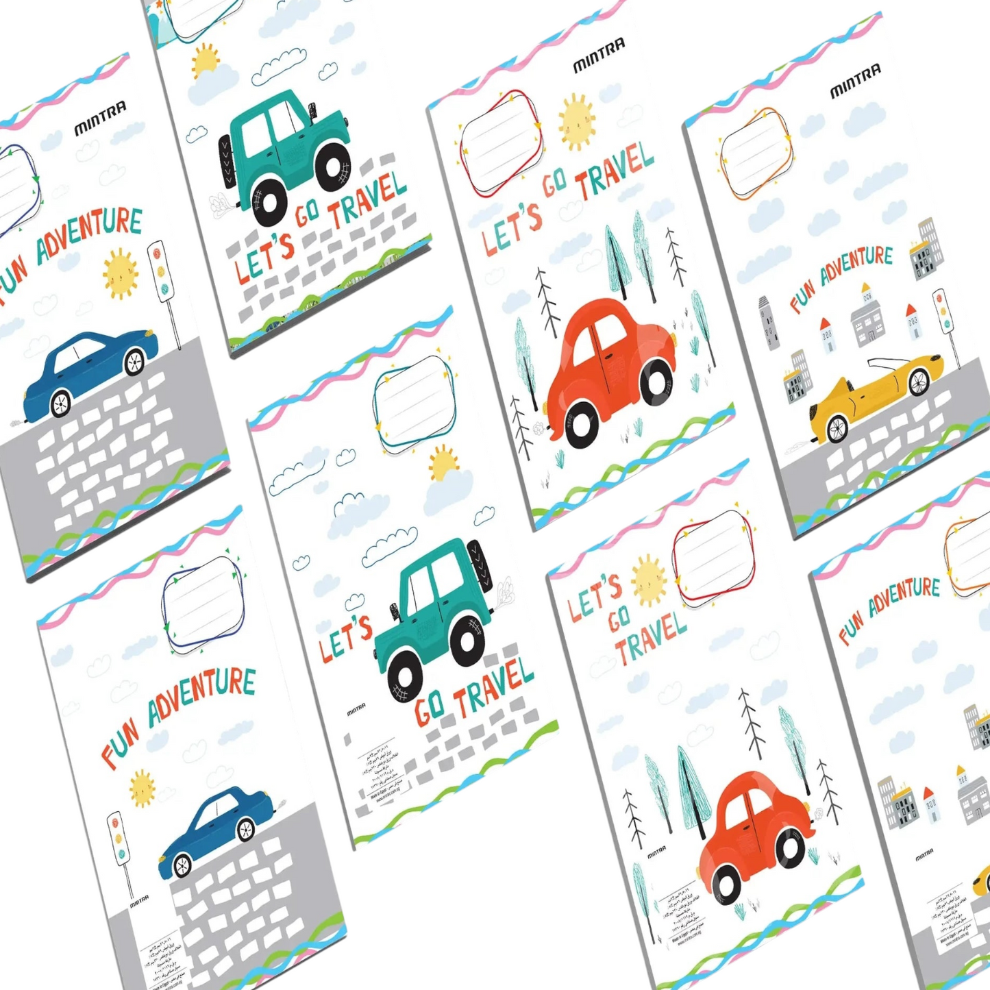 80 pages Mintra Stapled A5 Notebook  - Lined