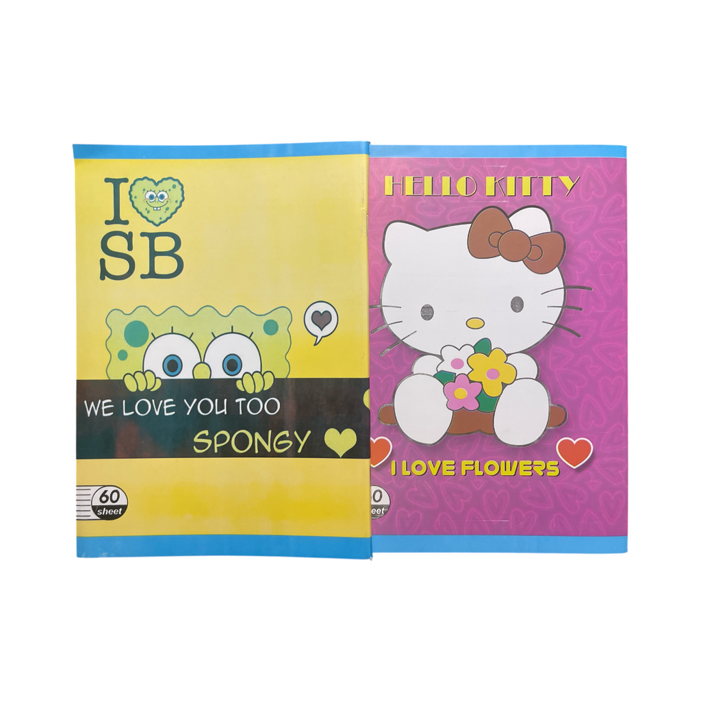 60 Pages Disney Stapled A5 Notebook LINED