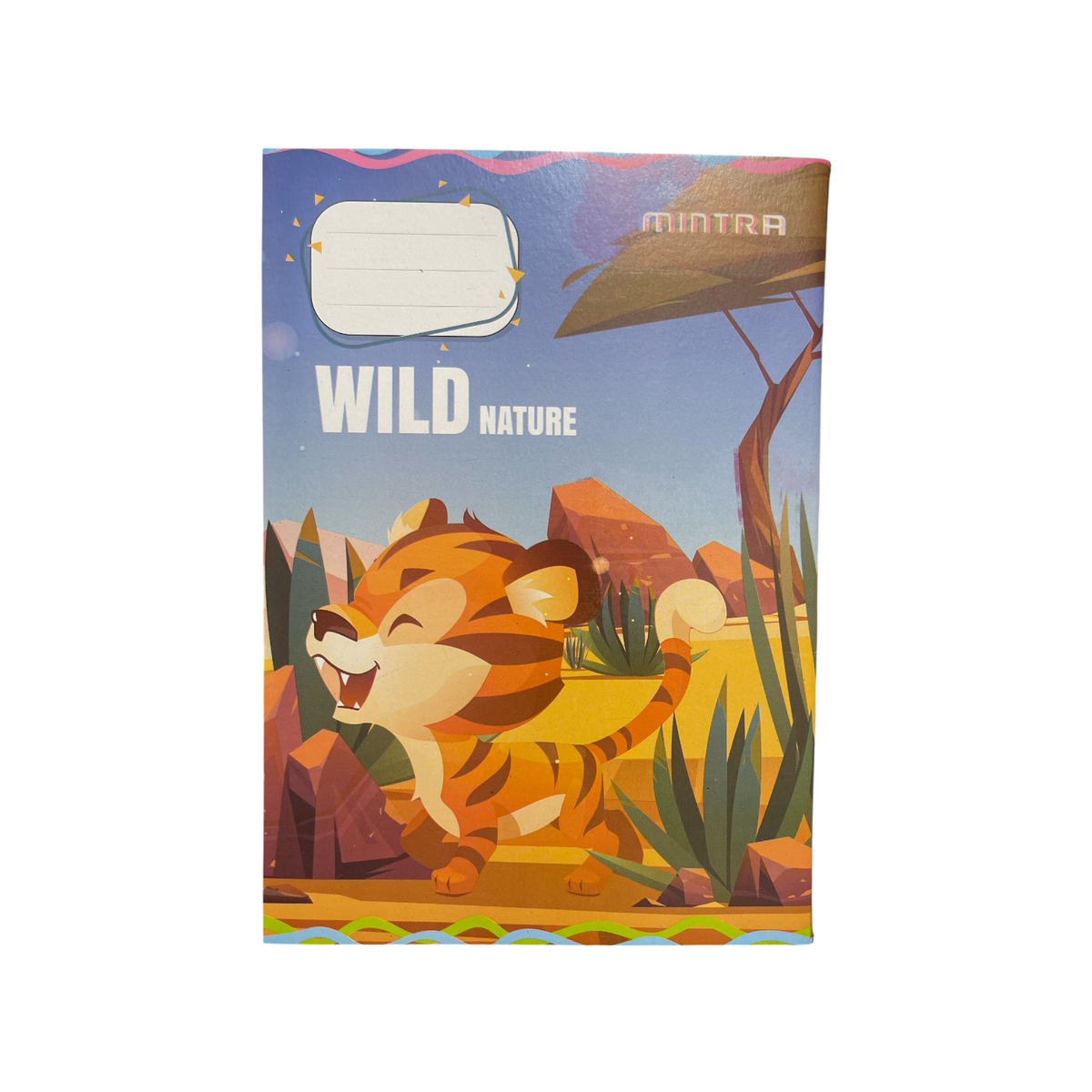 100 pages - Lined Mintra Stapled A5 Notebook