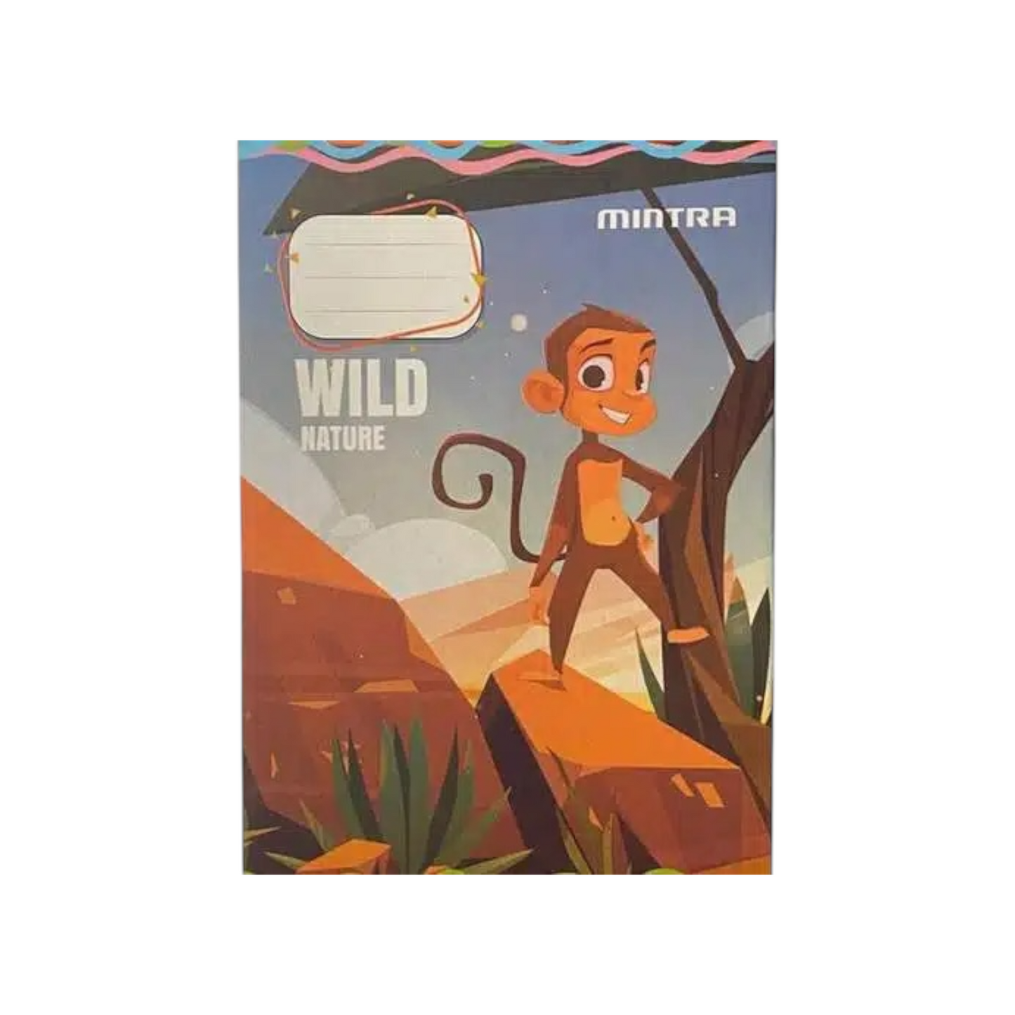 100 pages - Lined Mintra Stapled A5 Notebook