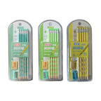 Jillion Groove Set 10 Pencil with Eraser and Sharpener For Kids - HB