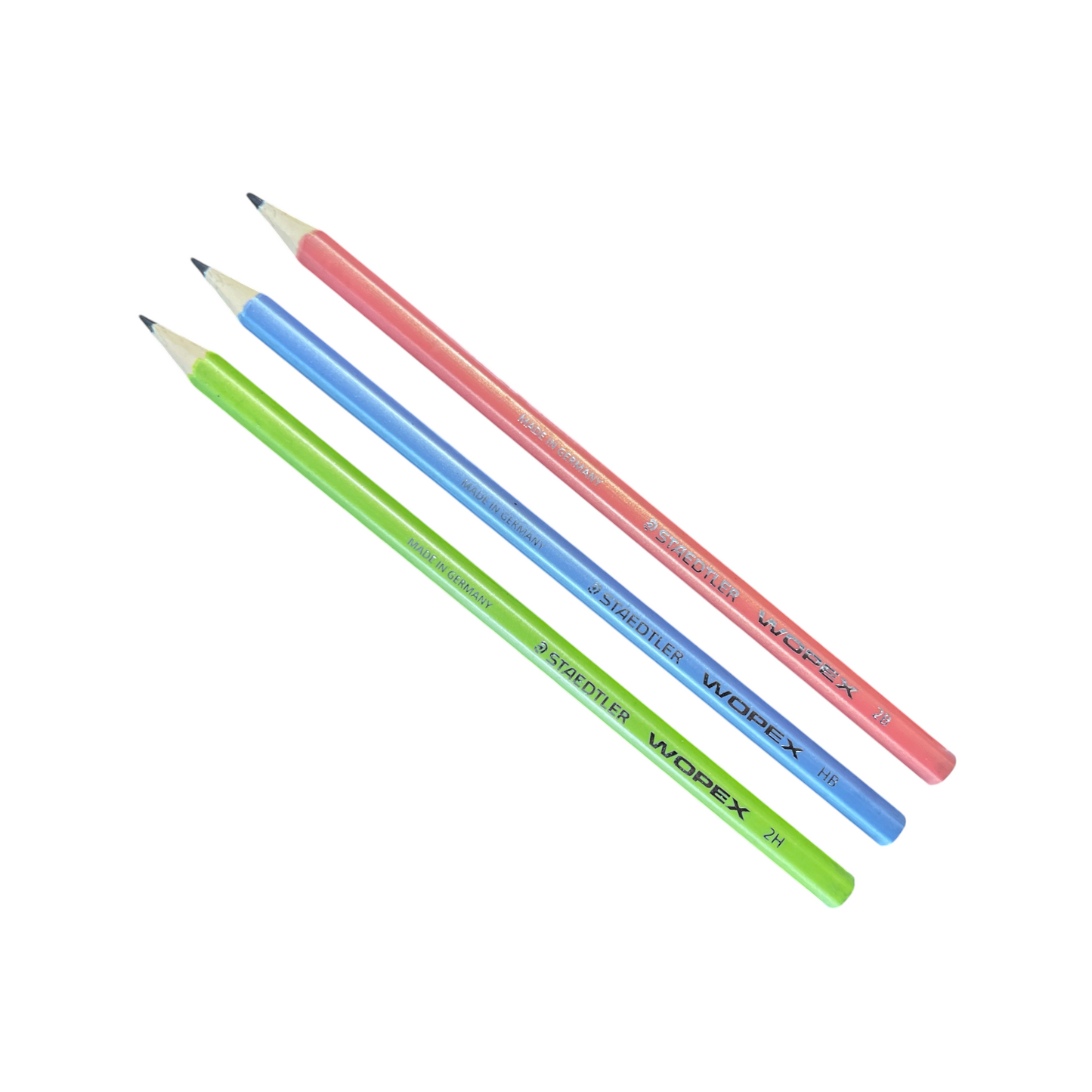 Staedtler Wopex 180Sbk3 (2B, Hb, 2H) Pencils 1 Pen