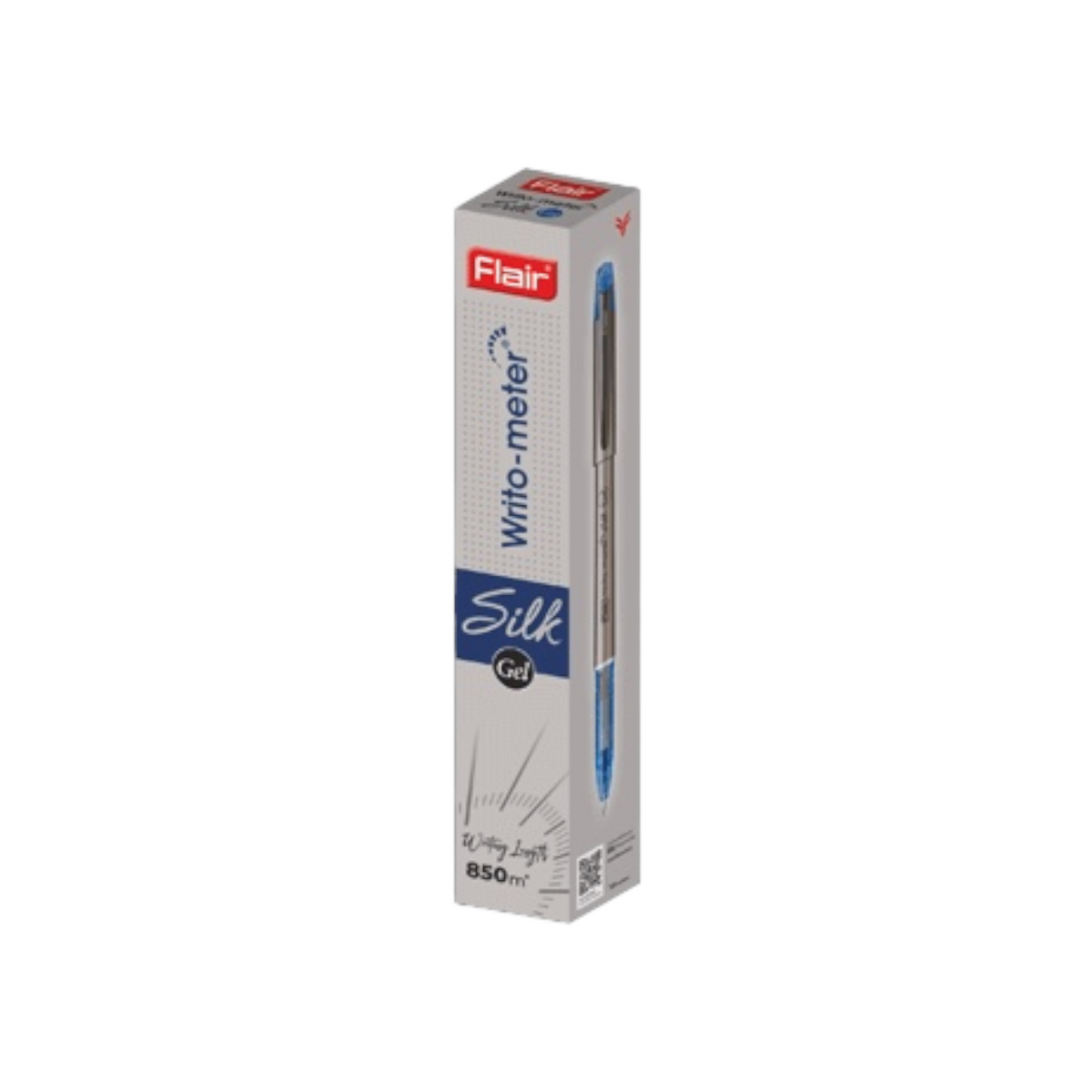 Flair Writo-Meter Silk Gel Pen Blue 0.7 mm - 1 Pen