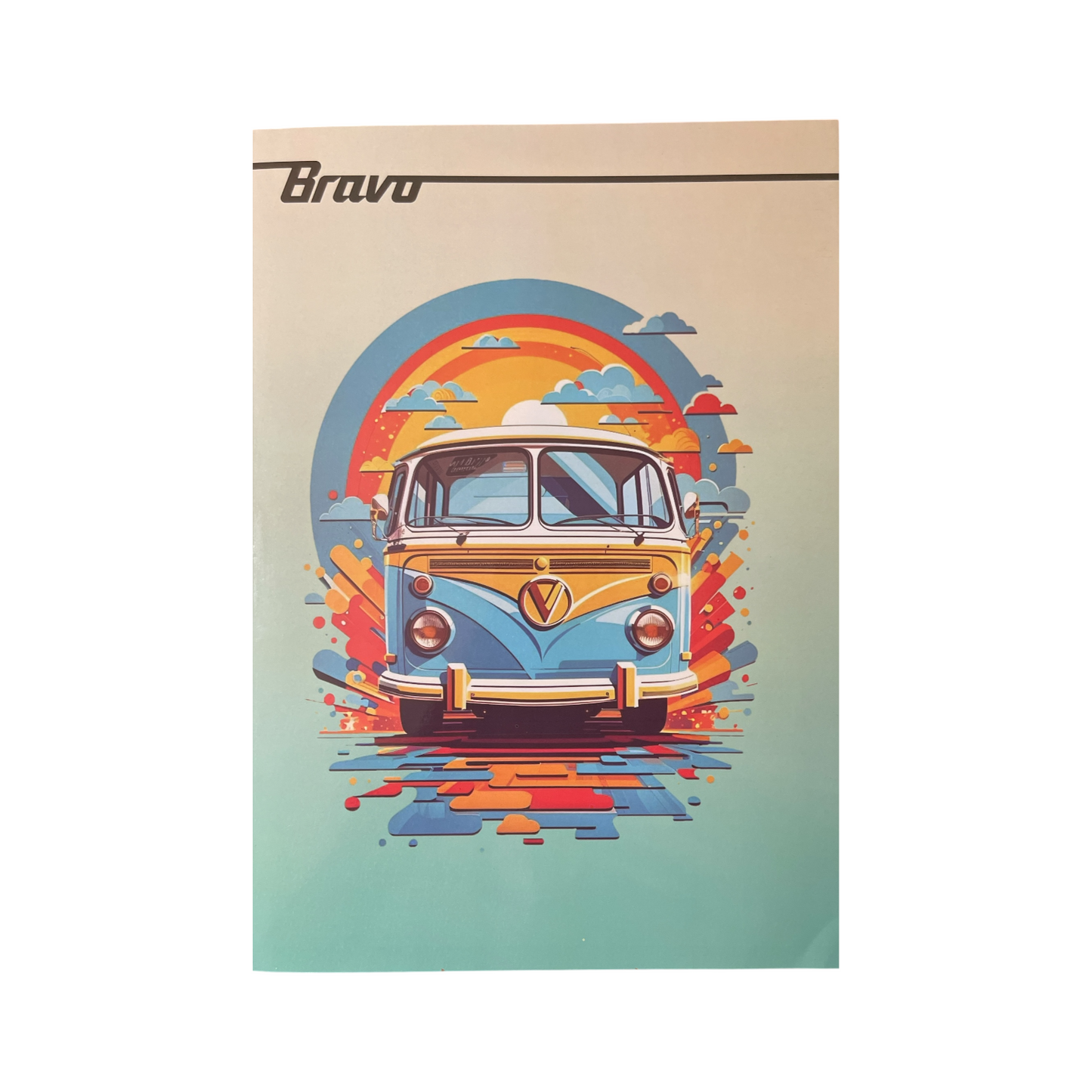 80 Sheets Bravo Stapled Lined Notebook  A4