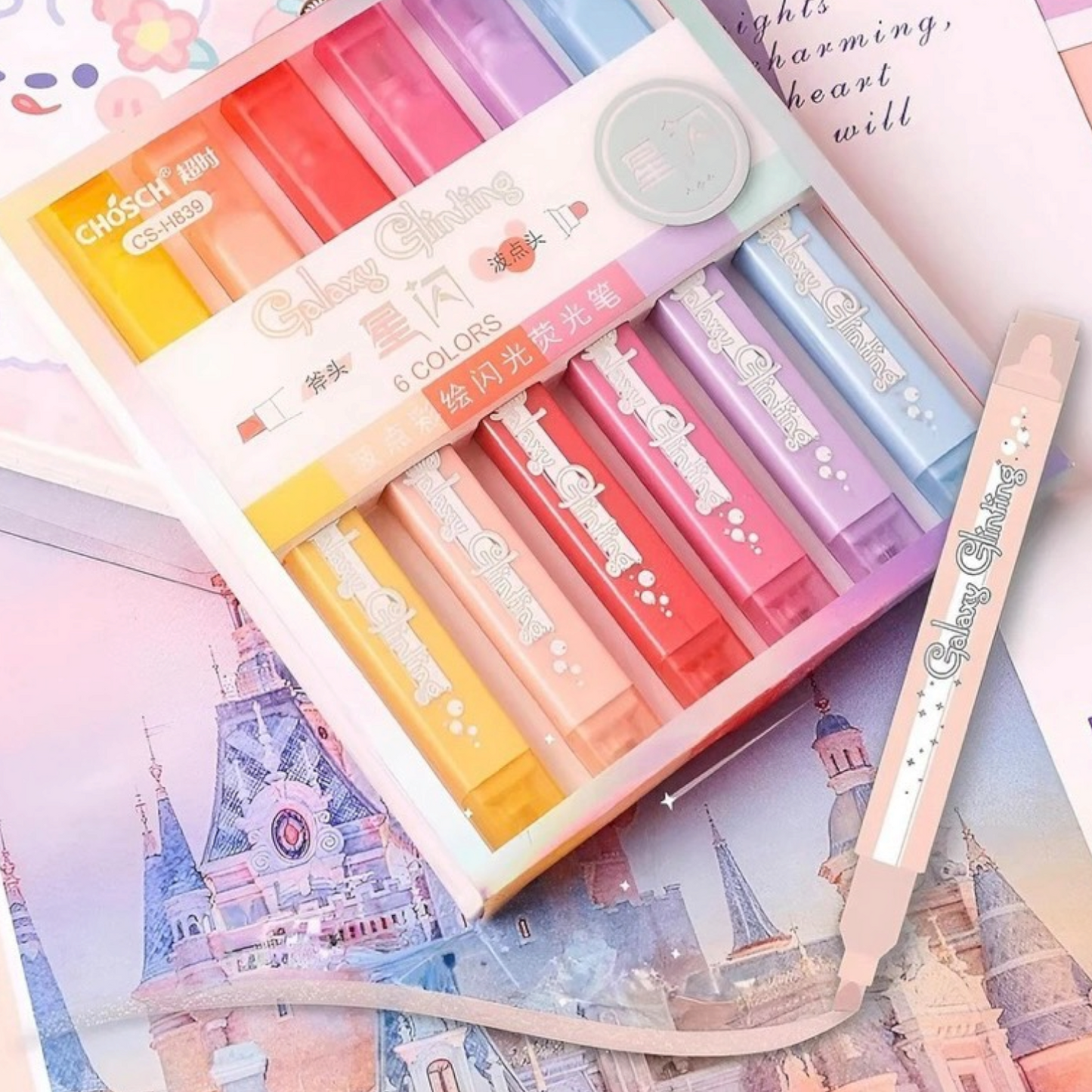 Chosch CS-H839 Highlighter 6 Colors