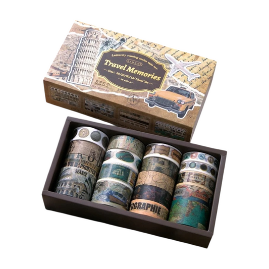 Vintage Washi Tape Scrapbooking Stickers Pack of 3