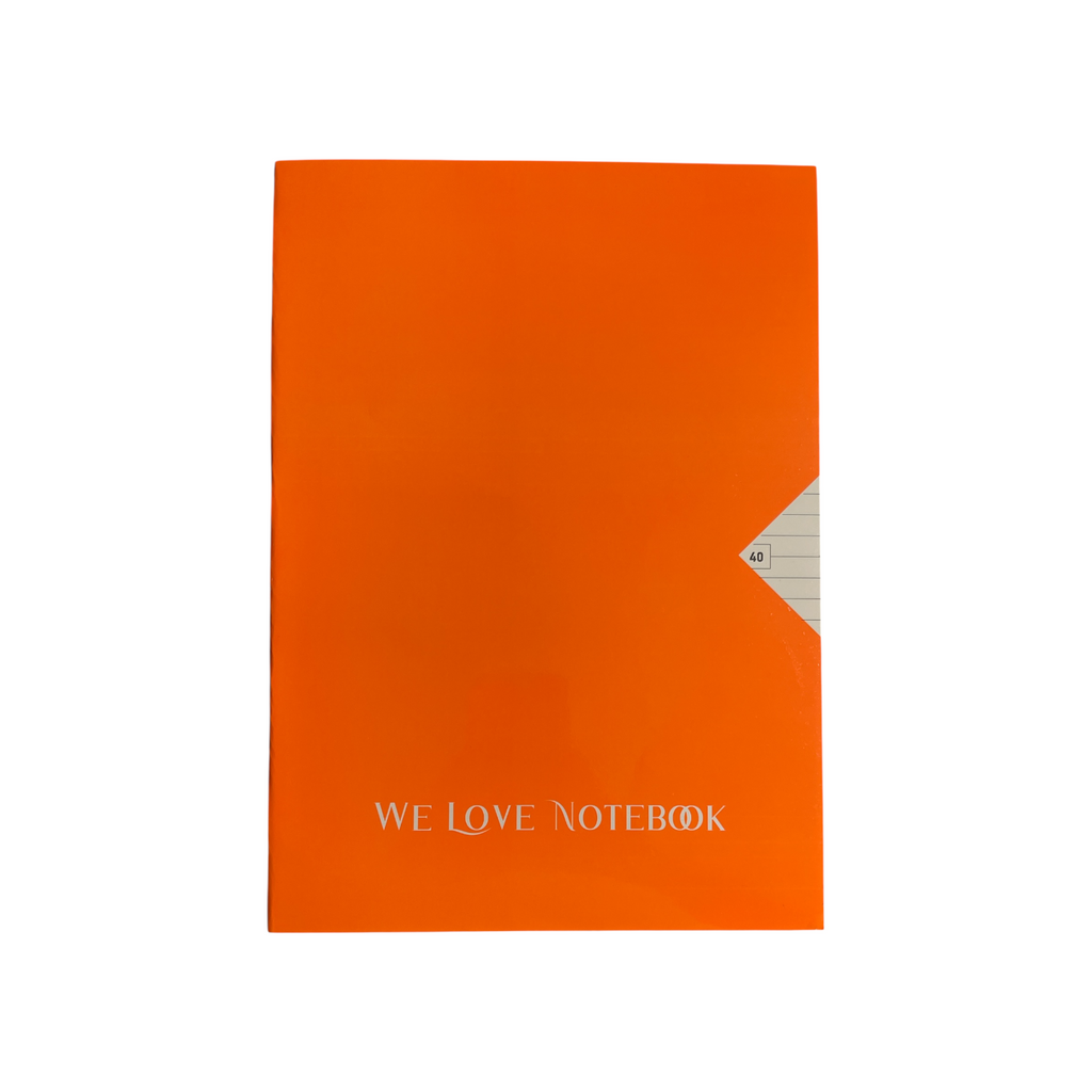 40 Sheets Italian Lined Stapled Notebook A4 - BE